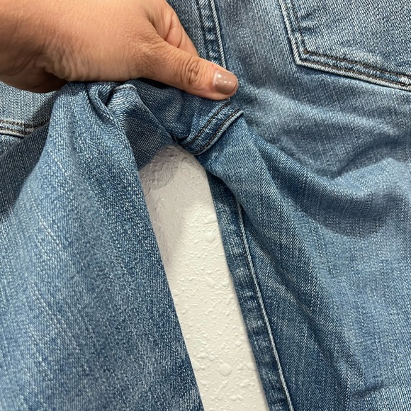 Madewell Blue Distressed 9” high rise skinnyJeans 28 - Picture 12 of 12
